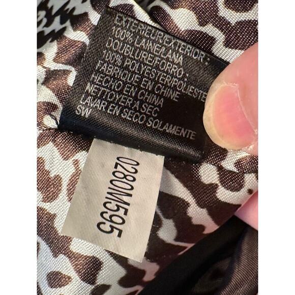 Tahari ASL Blazer Jacket Womens 12 Brown Wool Asymmetric Buttons‎ office career - Picture 5 of 8